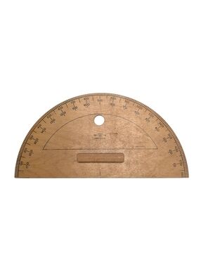 Vintage Westcott Wooden Chalkboard Large Protractor - Teacher Tool